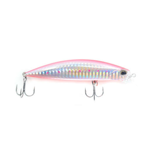Sinking stickbait Buster in pink, is available at online tackle store www.ff-tackle.com. It is the perfect fishing lure for fishing the UAE waters targeting pelagic fish such as king fish, queen fish and jesh