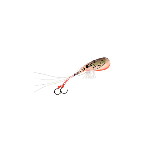The small 7g crazy shrimp in brown/red, is available at online tackle store www.ff-tackle.com. It is the perfect fishing lure for fishing the UAE waters, particularly mangrove fishing or kayak fishing. Shaari, Bream and Trevally love this lure.  